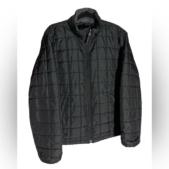 L.L. Bean black quilted puffer jacket Mens size Small - Picture 1 of 8